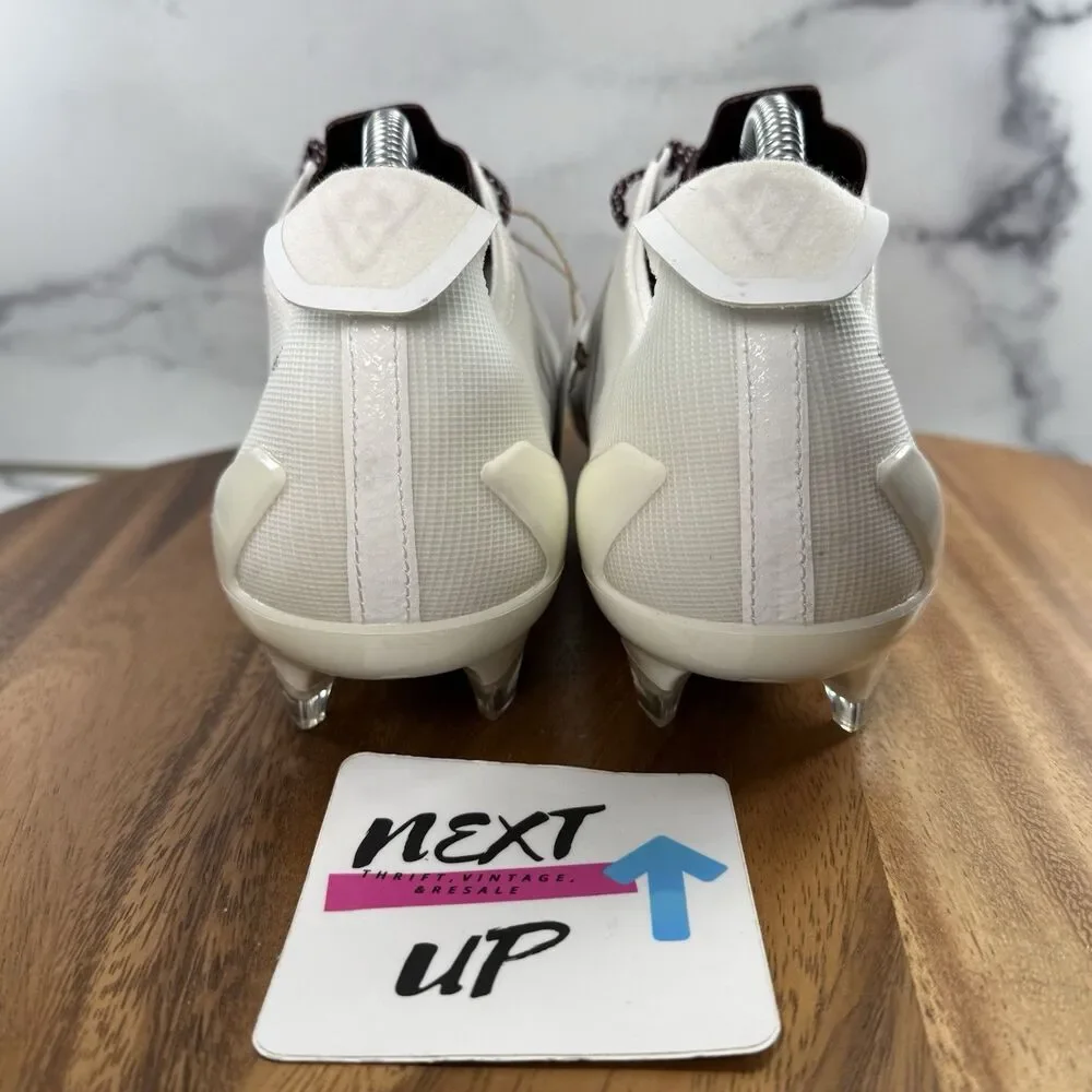 adidas Adizero Electric IE6289 Football Cleats White nby Maroon MULTIPLE SIZES